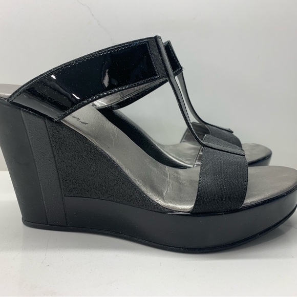 Browns Black Platform Shoes sz 39 perfect condition - Picture 2 of 7